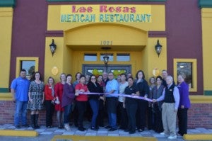 A scene from the ribbon cutting at Las Rosas, 1021 Magnolia Ave., in Port Neches on Thursday. Mary Meaux/The News 