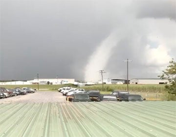 ‘Land spout’ tornado video goes viral locally - Port Arthur News | Port ...