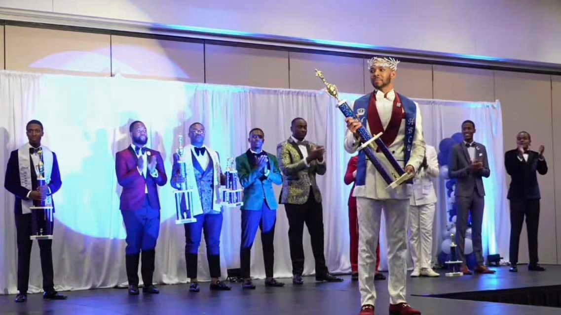 Taylor Getwood on Saturday was crowned Mister HBCU. (Courtesy photo)