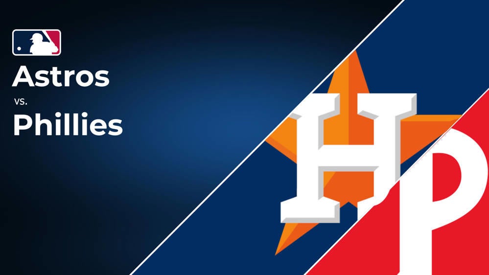 Astros vs. Phillies Series Preview: TV Channel, Live Streams, Starting Pitchers and Game Info - August 26-28