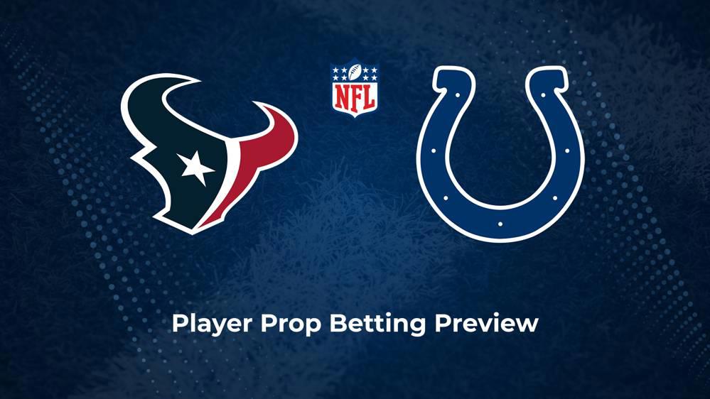 Texans vs. Colts Player Props & Odds – Week 1