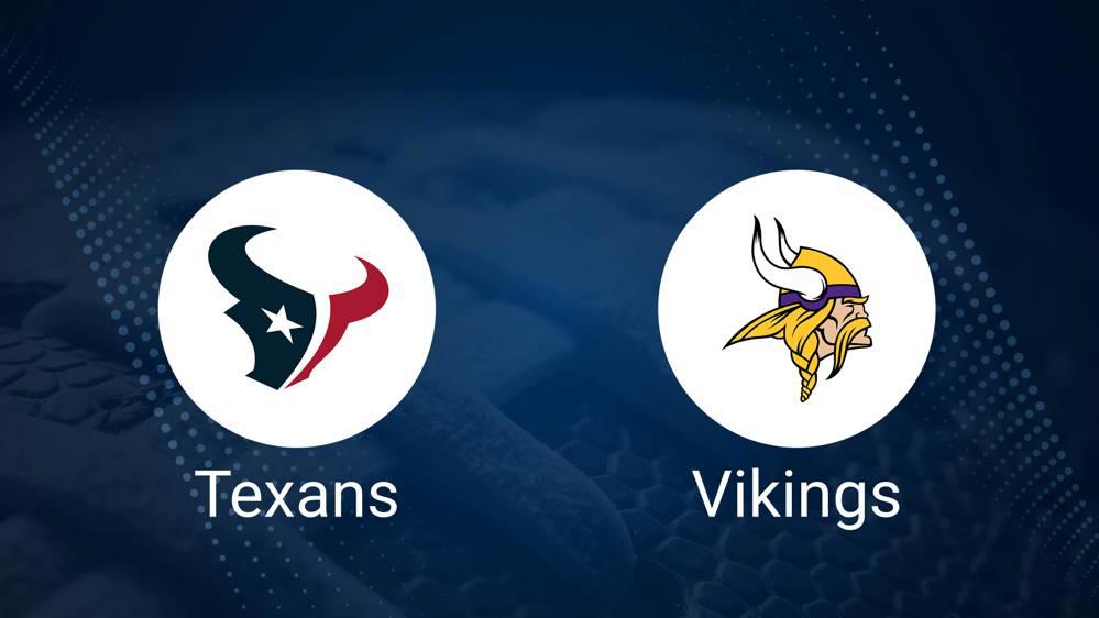 Where to Watch Texans vs. Vikings on TV or Streaming Live - Sept. 22