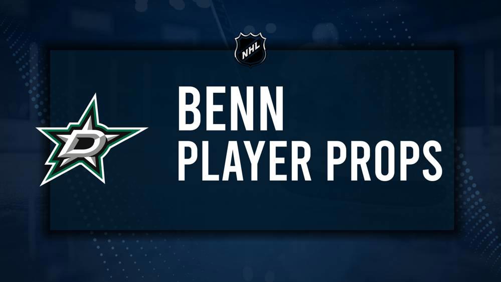 Jamie Benn Player Prop Bets for the Stars vs. Predators Game - October 10