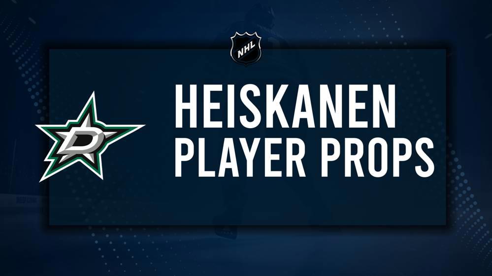 Miro Heiskanen Player Prop Bets for the Stars vs. Predators Game - October 10