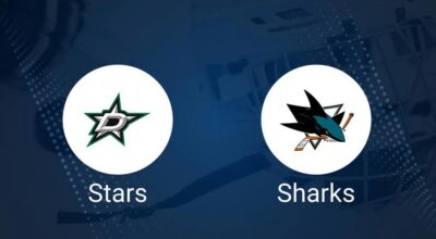 Stars vs. Sharks Injury Report Today - October 15