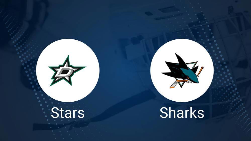 Stars vs. Sharks Injury Report Today - October 15