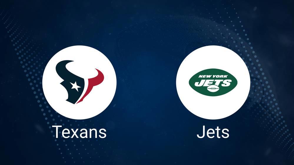 Texans vs. Jets Thursday Night Football: Odds, Moneyline, and Spread - Week 9