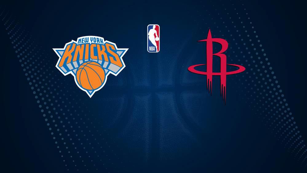 How to Watch the Knicks vs. Rockets Game: Streaming & TV Channel Info for November 4