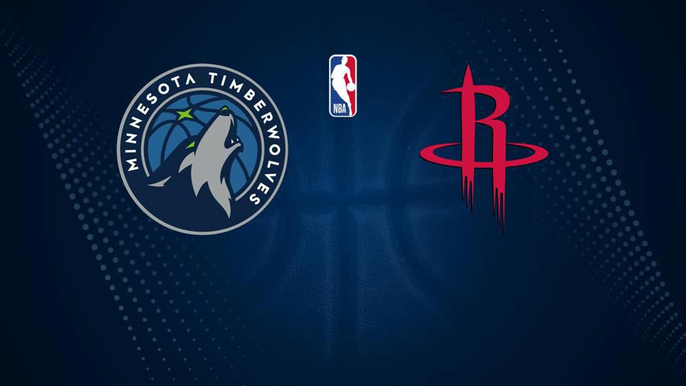 How to Watch the Timberwolves vs. Rockets Game: Streaming & TV Channel Info for November 26