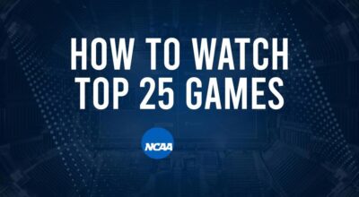 How to Watch Top 25 College Basketball Games - Friday, November 15