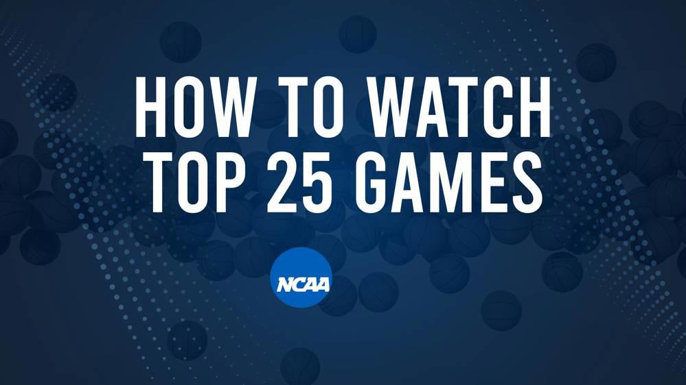 How to Watch Top 25 College Basketball Games - Friday, November 29