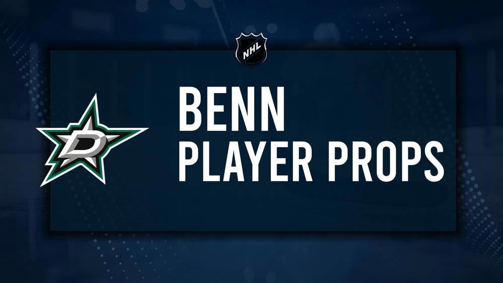 Jamie Benn Player Prop Bets for the Stars vs. Avalanche Game - November 29