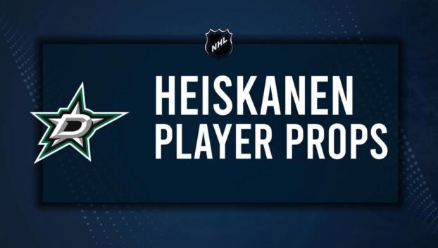 Miro Heiskanen Player Prop Bets for the Stars vs. Sharks Game - November 20