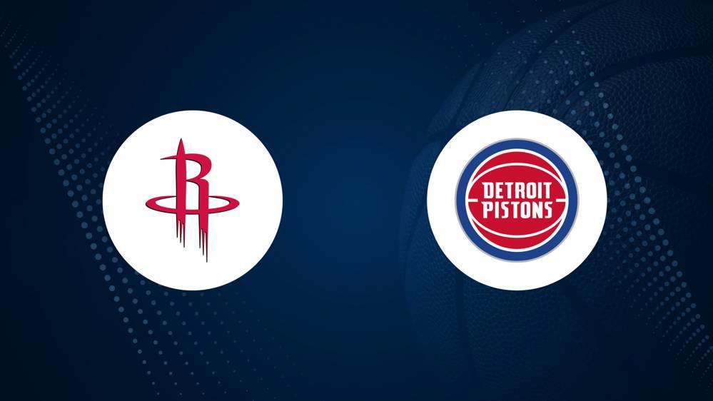 NBA Best Bets: Rockets vs. Pistons Picks for November 10