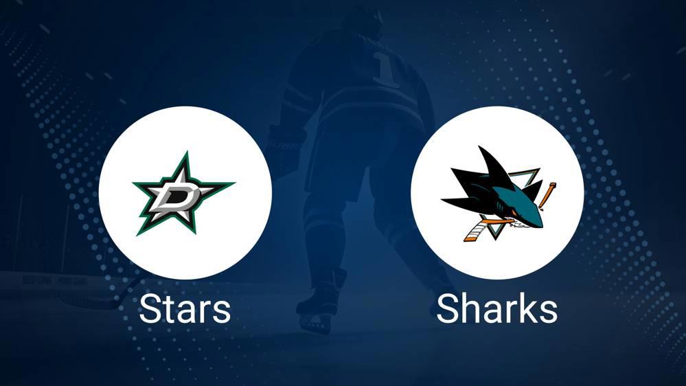 Stars vs. Sharks Injury Report Today - November 20