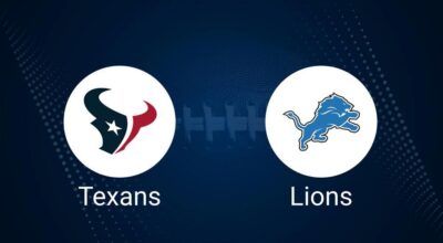 Texans vs. Lions Predictions & Picks: Odds, Moneyline, Spread - Sunday Night Football Week 10