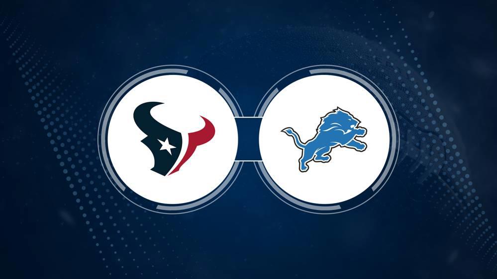 Texans vs. Lions Same Game Parlay Picks – NFL Week 10