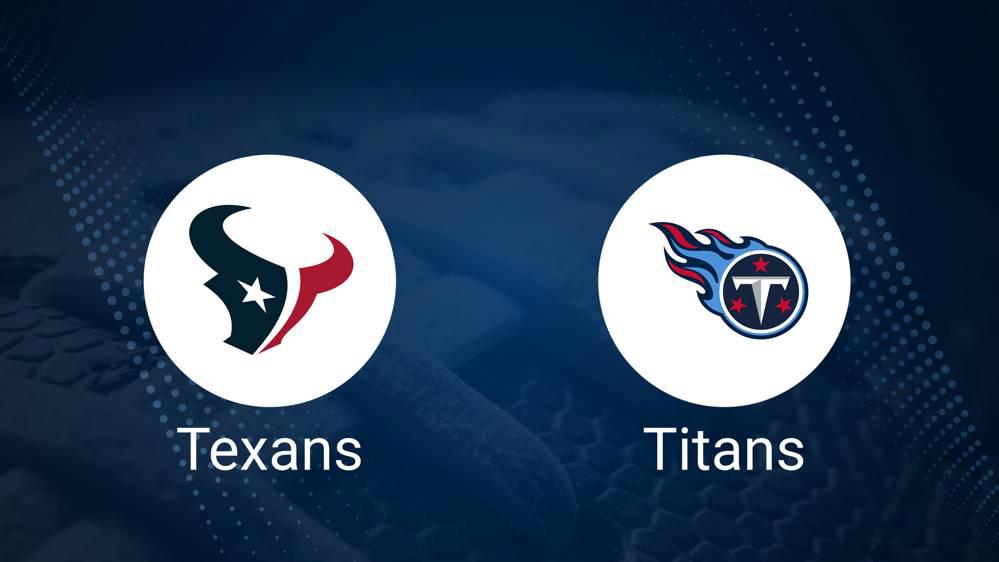 Texans vs. Titans: Odds, Moneyline, and Spread - Week 12