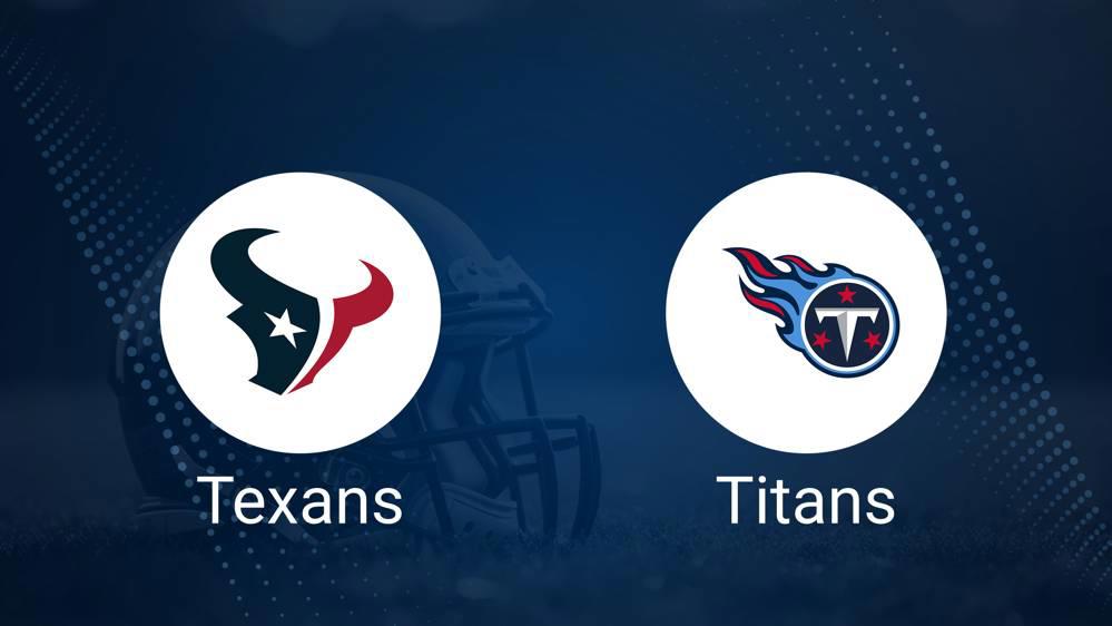 Texans vs. Titans Predictions & Picks: Odds, Moneyline, Spread - Week 12