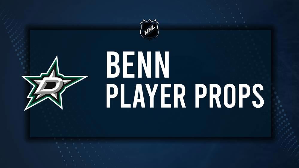 Jamie Benn Player Prop Bets for the Stars vs. Golden Knights Game - December 6