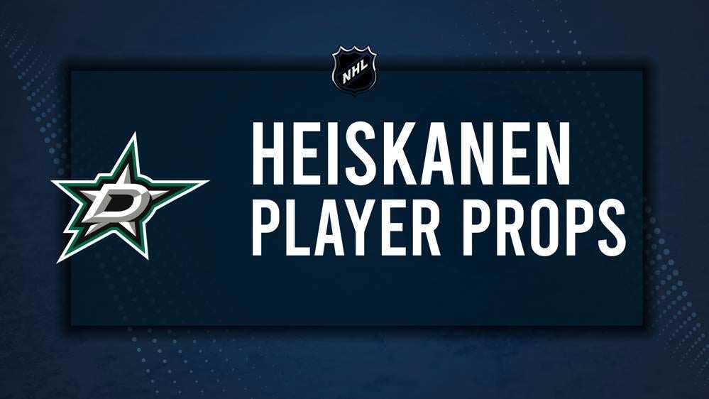 Miro Heiskanen Player Prop Bets for the Stars vs. Blues Game - December 14