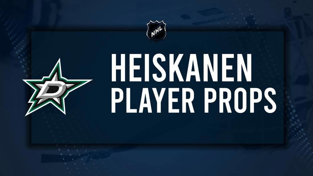 Miro Heiskanen Player Prop Bets for the Stars vs. Hockey Club Game - December 2