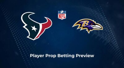 Texans vs. Ravens Player Props & Odds – Week 17