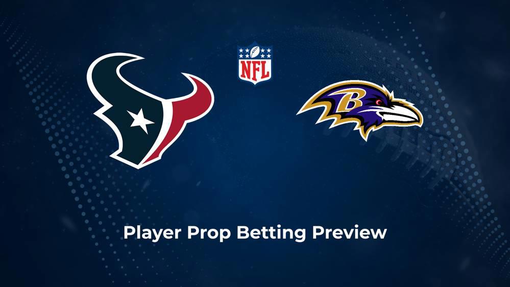 Texans vs. Ravens Player Props & Odds – Week 17