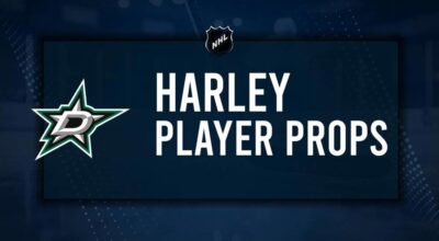 Thomas Harley Player Prop Bets for the Stars vs. Blues Game - December 14