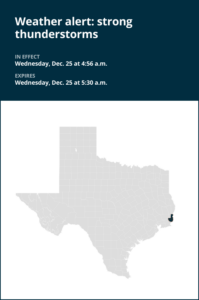 Update: Expect strong thunderstorms in Southeast Texas early Wednesday ...