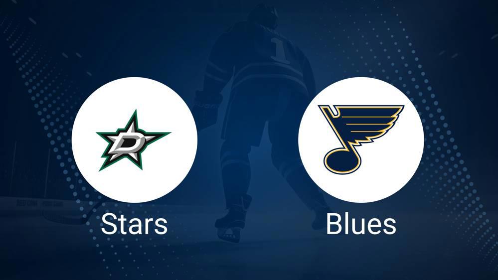 How to Pick the Stars vs. Blues Game with Odds, Spread, Betting Line and Stats – January 25