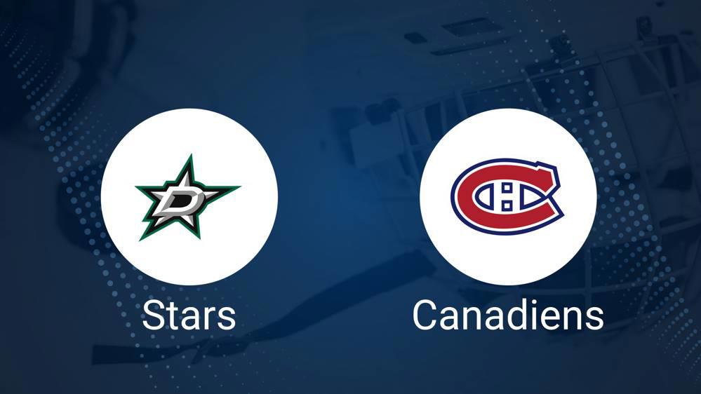 How to Pick the Stars vs. Canadiens Game with Odds, Spread, Betting Line and Stats – January 11