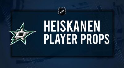 Miro Heiskanen Player Prop Bets for the Stars vs. Canadiens Game - January 11