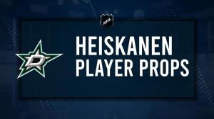 Miro Heiskanen Player Prop Bets for the Stars vs. Flyers Game - January 9