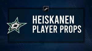 Miro Heiskanen Player Prop Bets for the Stars vs. Senators Game - January 12
