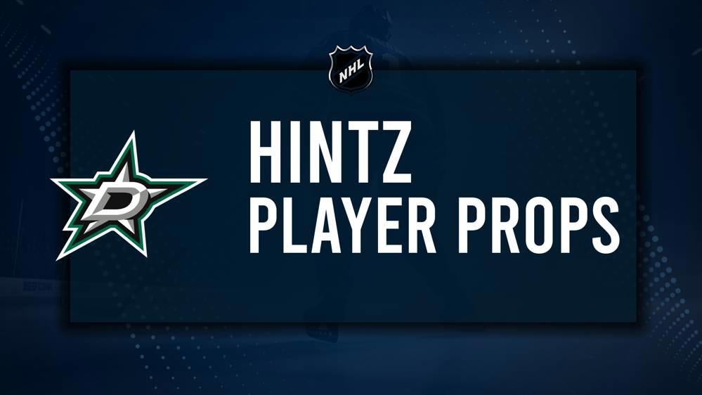 Roope Hintz Player Prop Bets for the Stars vs. Hockey Club Game - January 4