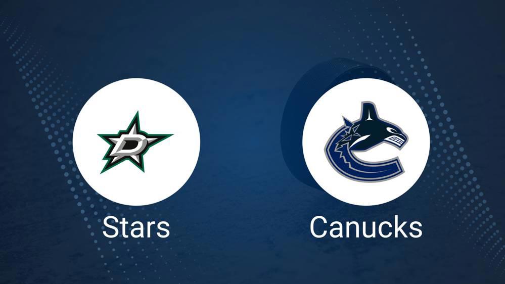 Stars vs. Canucks Injury Report Today - January 31