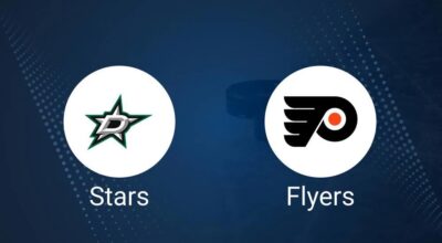 Stars vs. Flyers Injury Report Today - January 9