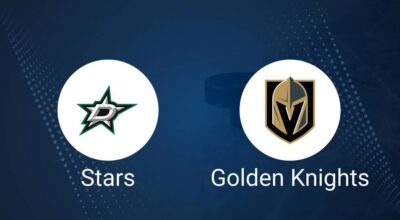 Stars vs. Golden Knights Injury Report Today - January 24