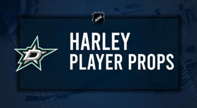 Thomas Harley Player Prop Bets for the Stars vs. Hurricanes Game - January 21