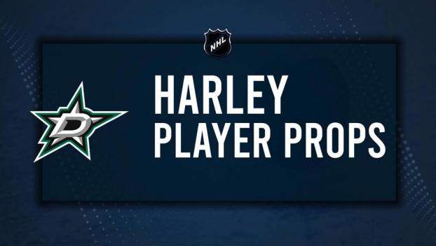 Thomas Harley Player Prop Bets for the Stars vs. Red Wings Game - January 19