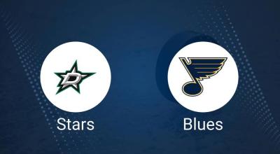 Stars vs. Blues Injury Report Today - March 2