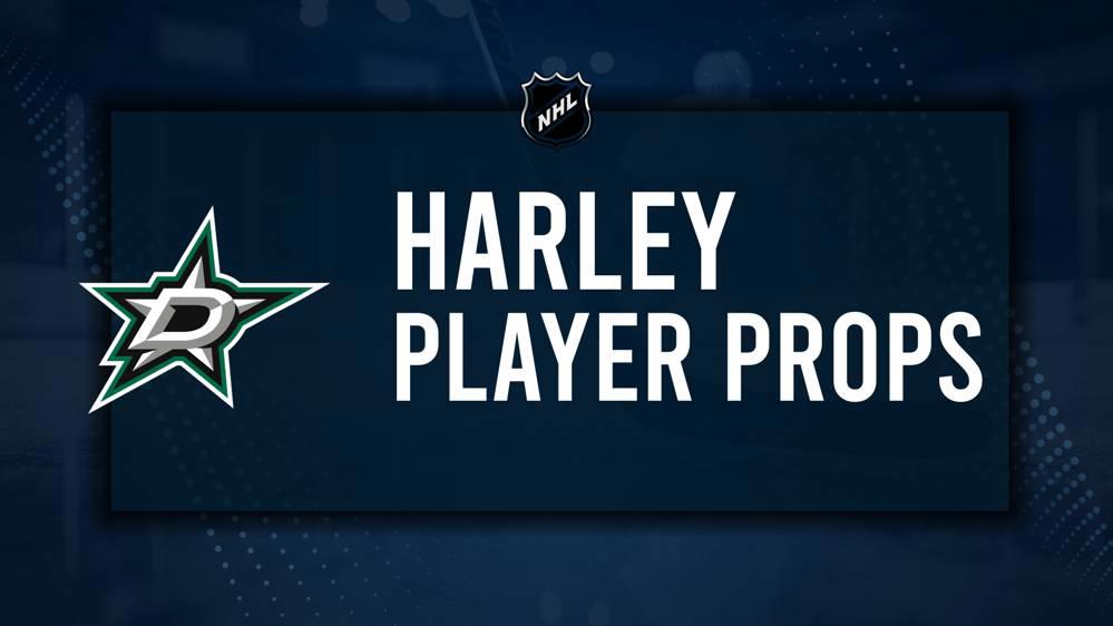 Thomas Harley Player Prop Bets for the Stars vs. Blues Game - March 2